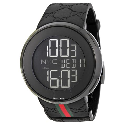 how to set a digital gucci watch|gucci 114 digital watch.